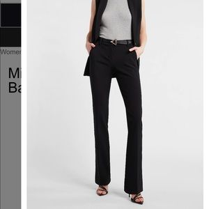 Express Barely Boot Columnist Pant Mid Rise
